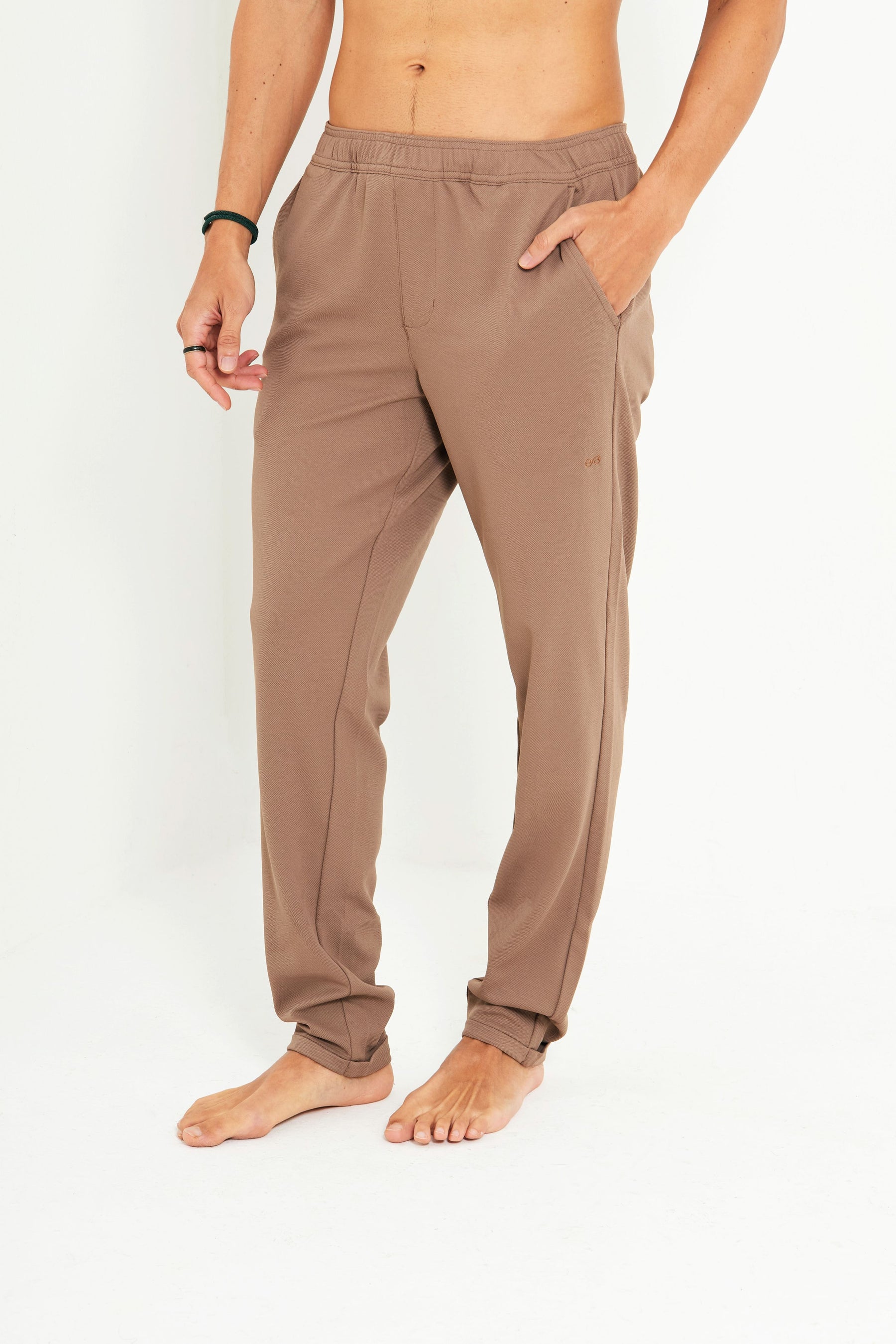 Calça de Malha Khaki