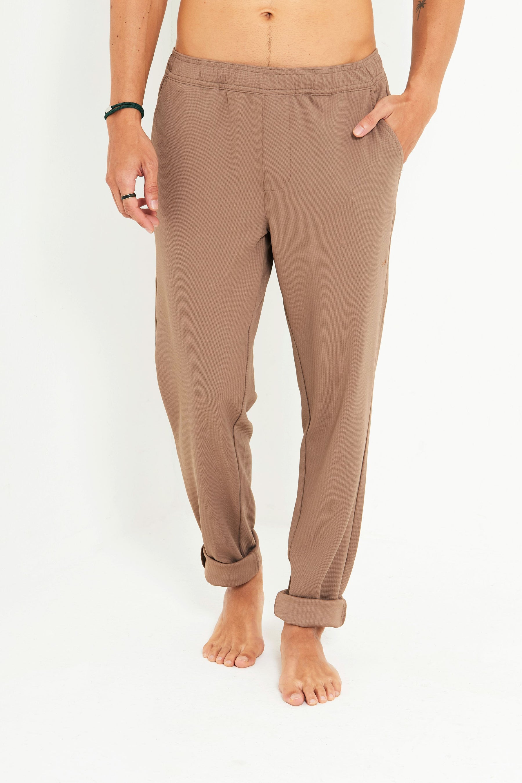 Calça de Malha Khaki