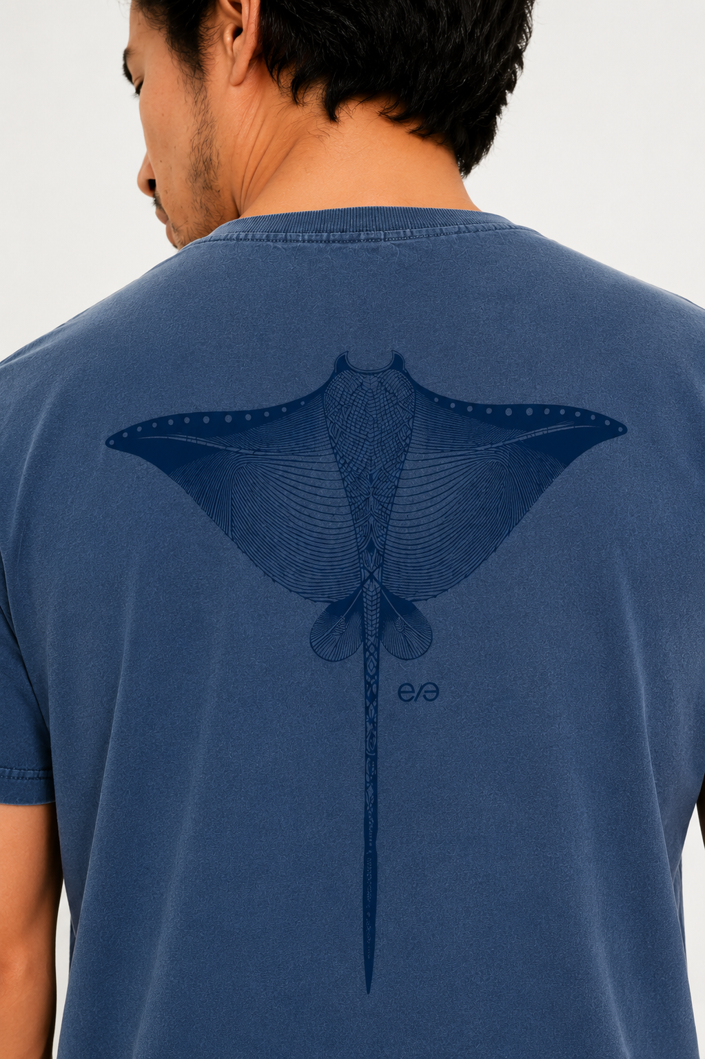 Camiseta Estonada Arraia - Azul