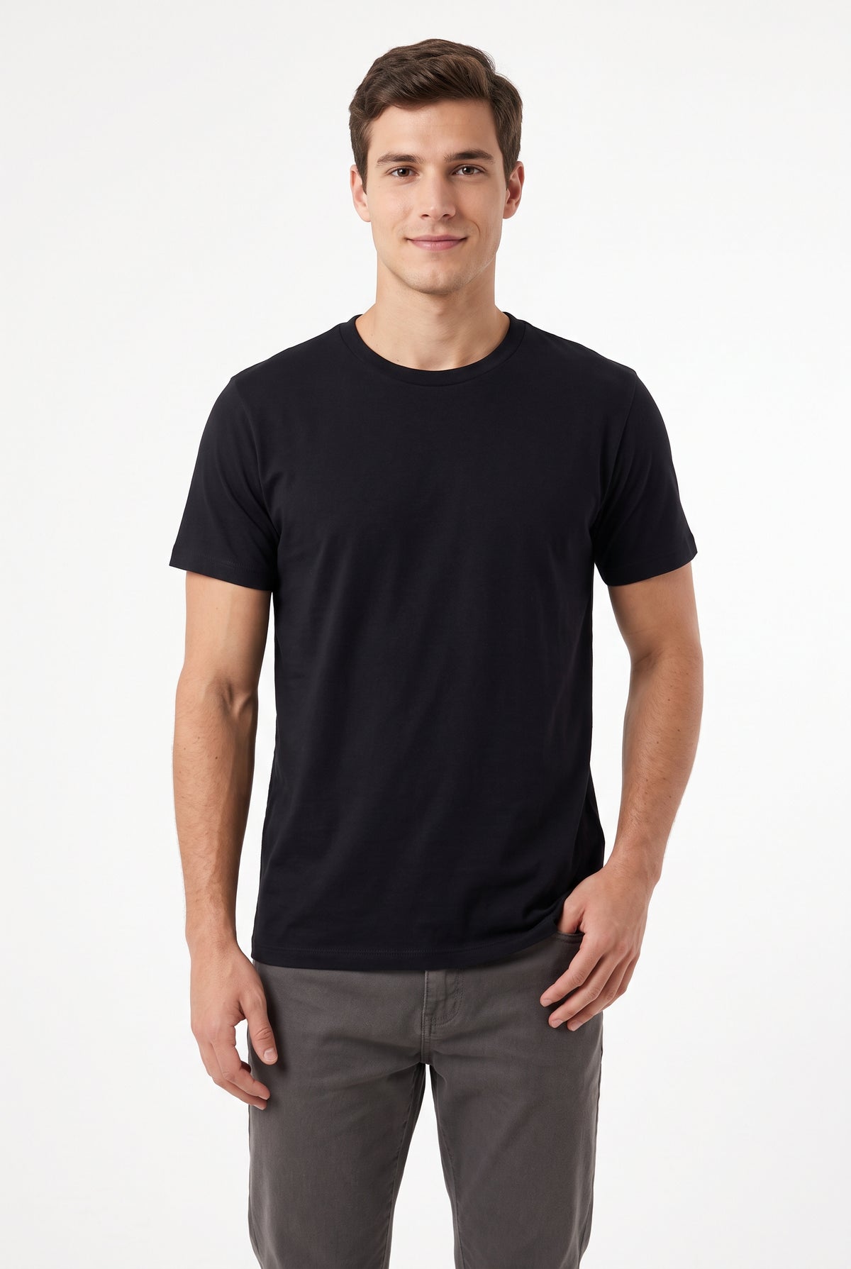 Camiseta Algodão Premium - Preto
