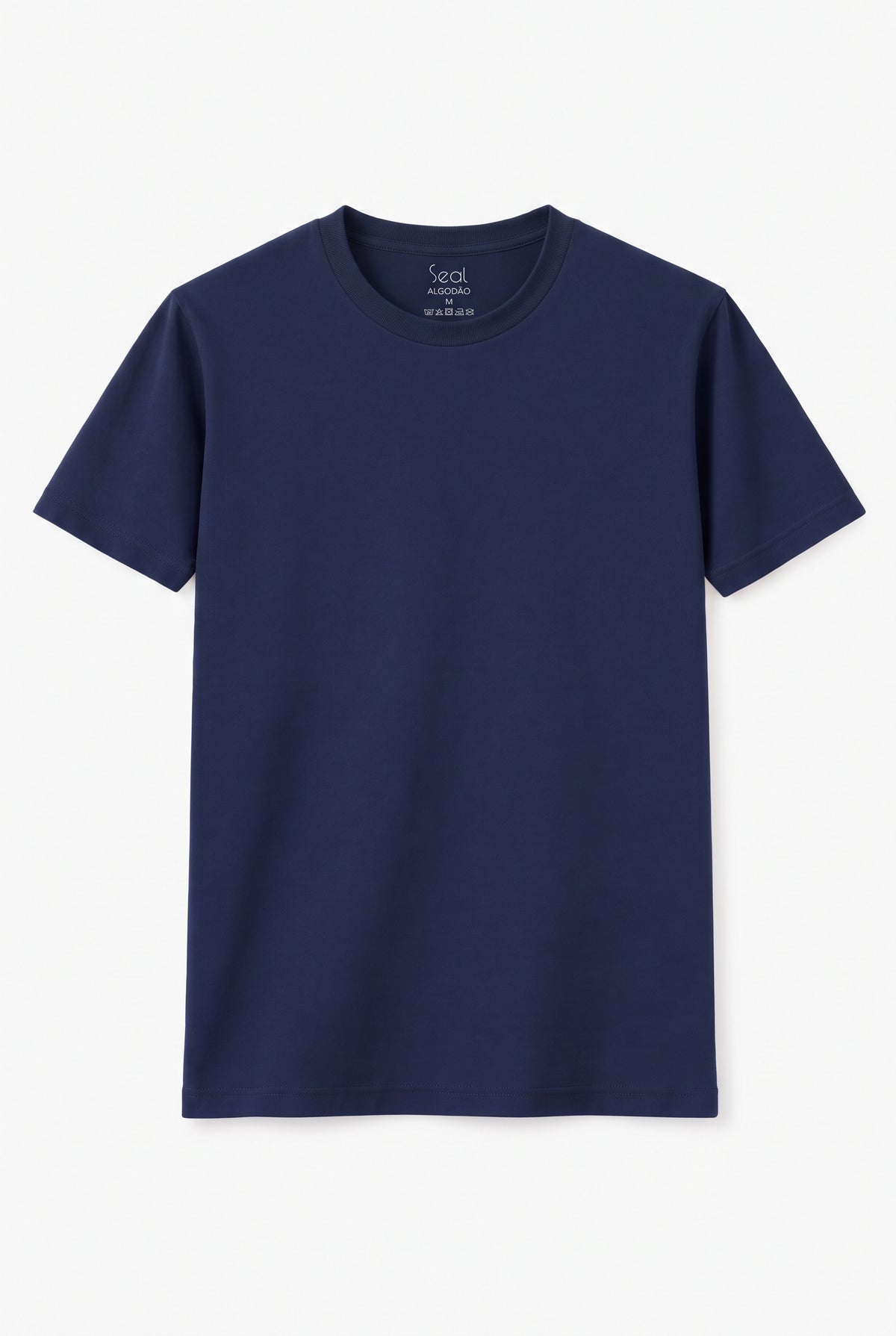 Camiseta Algodão Premium - Azul Marinho