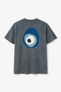 Camiseta Estonada Olho Grego - Chumbo