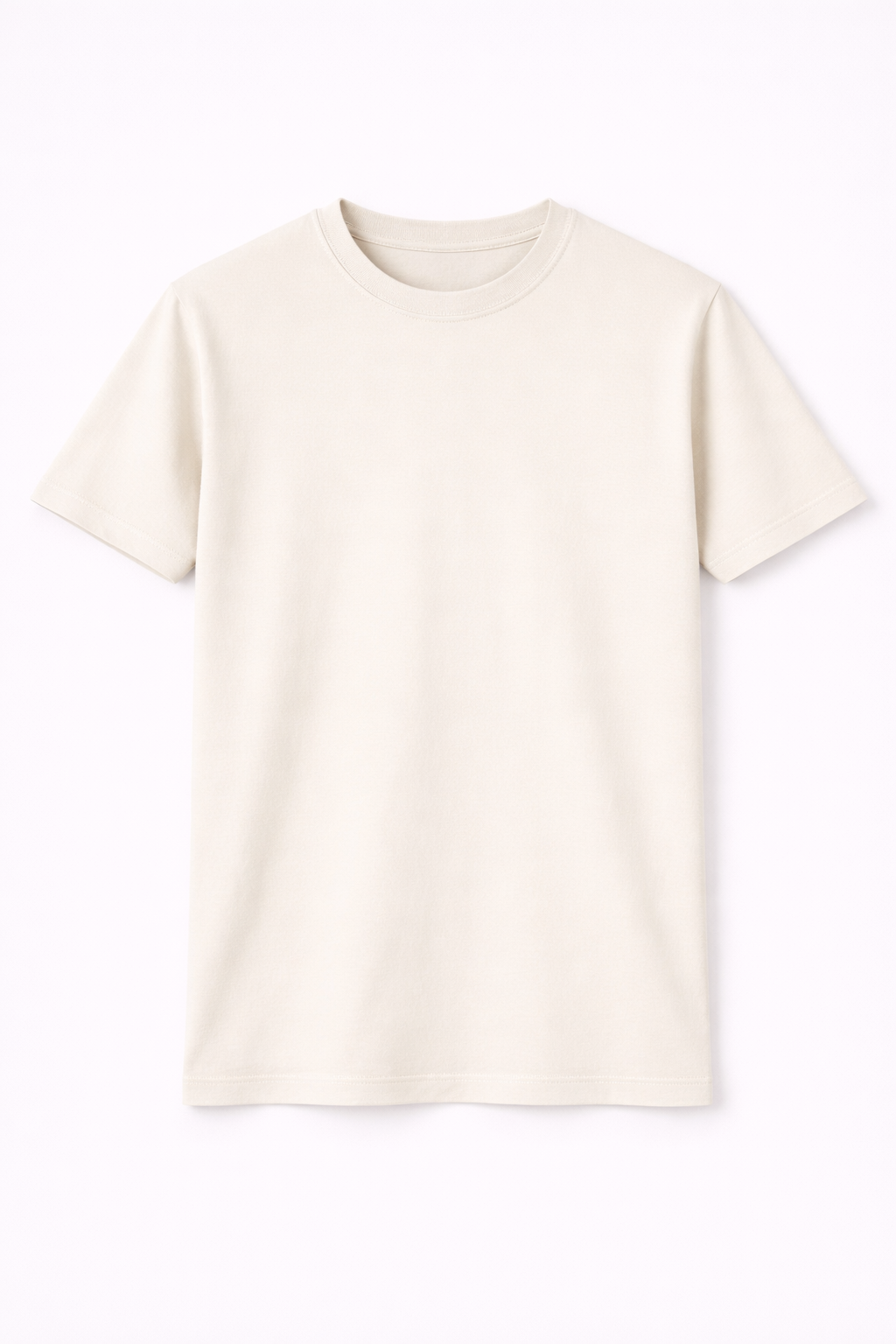 Camiseta Algodão Pima - Areia