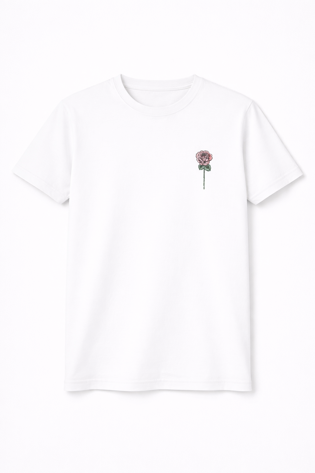 Camiseta Rosa Branco Gelo