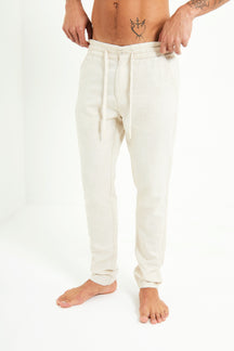 Calça de Linho Natural