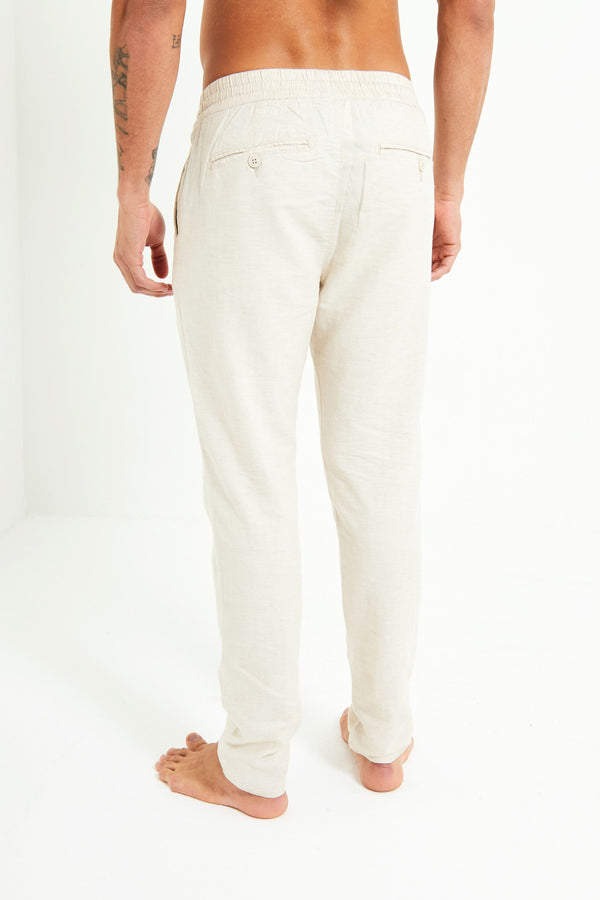 Calça de Linho Natural