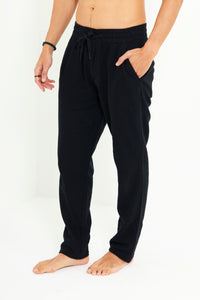 Calça de Linho Preta