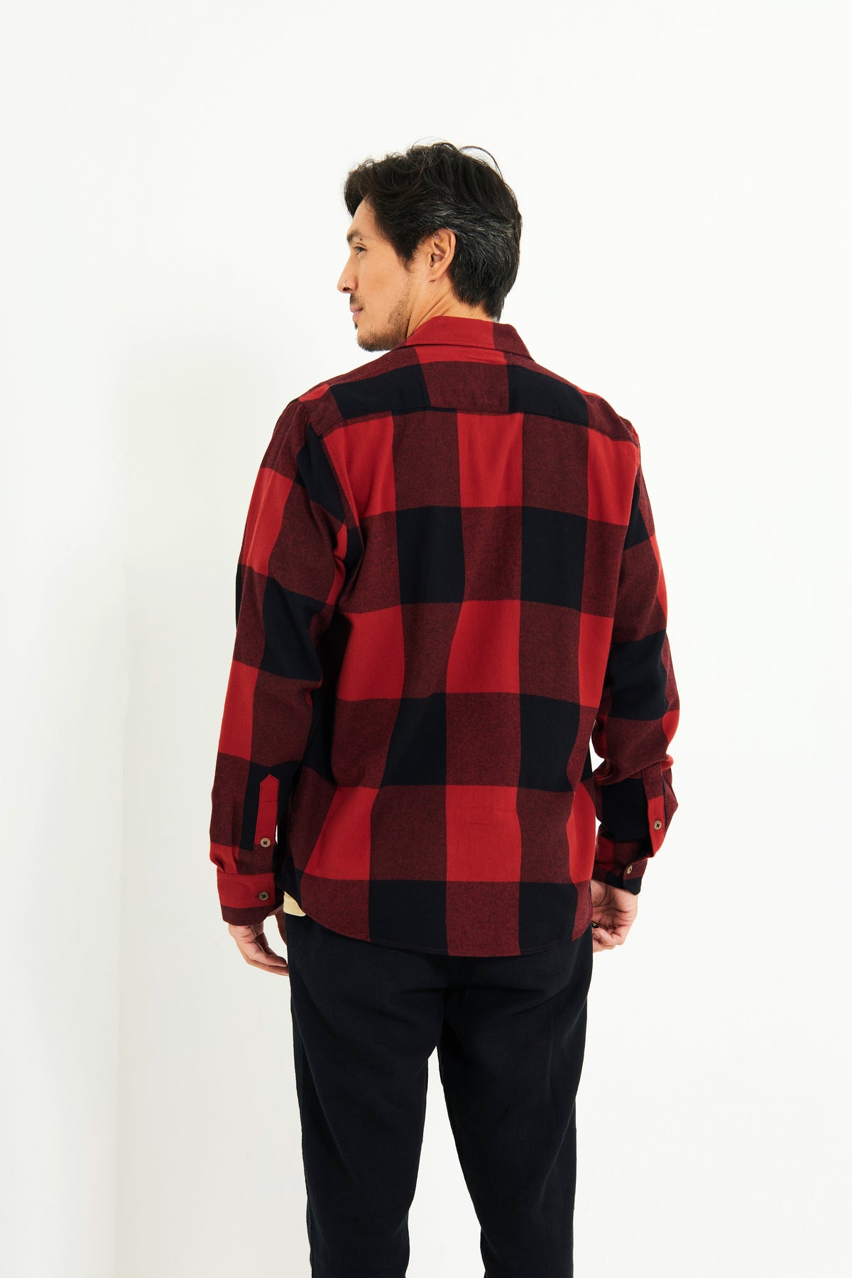 Camisa Flanelada Xadrez Azul
