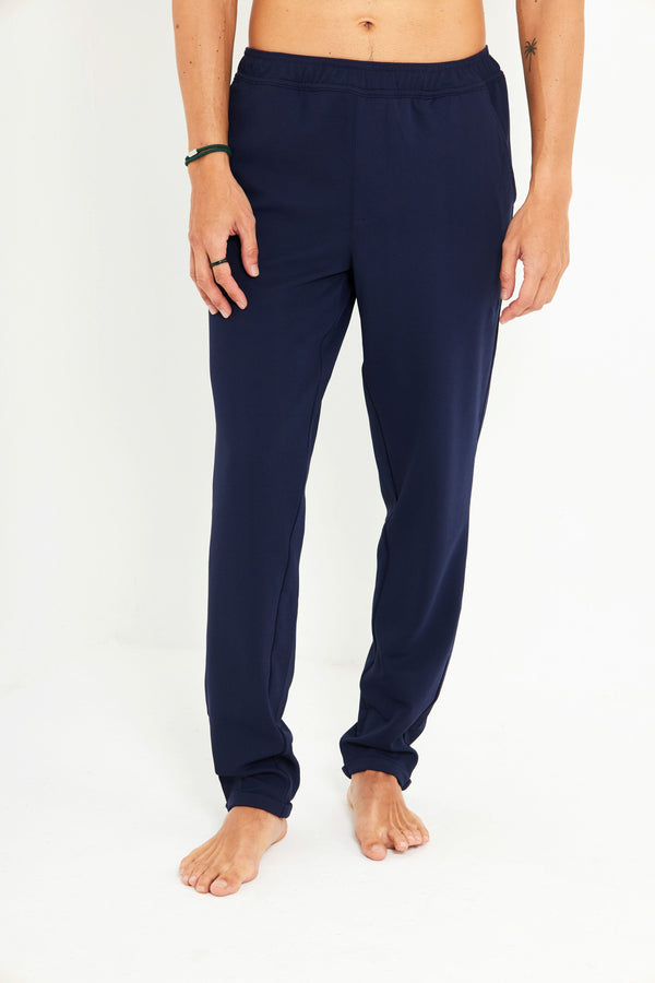 Calça de Malha Azul