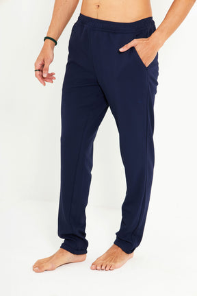 Calça de Malha Azul