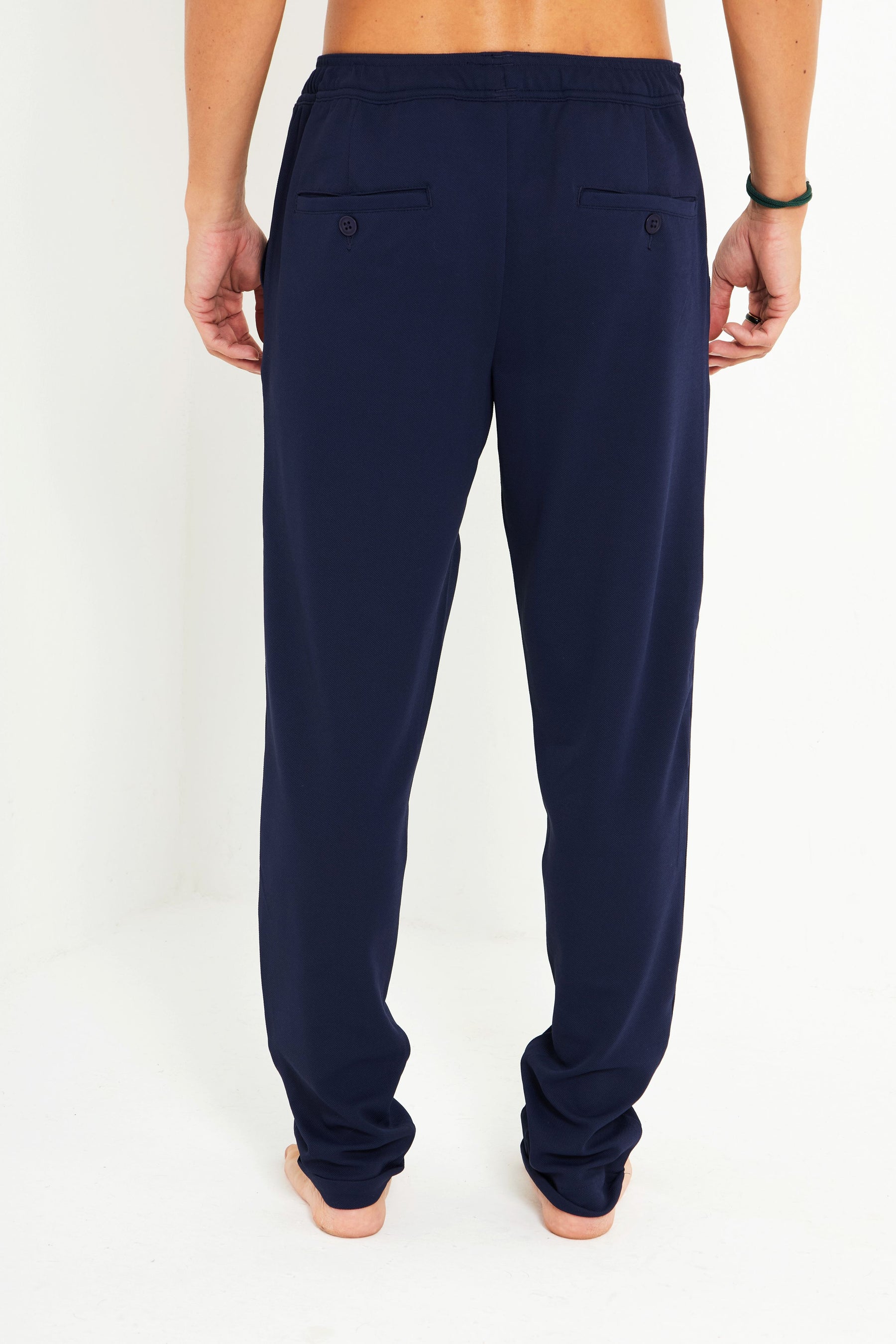 Calça de Malha Azul