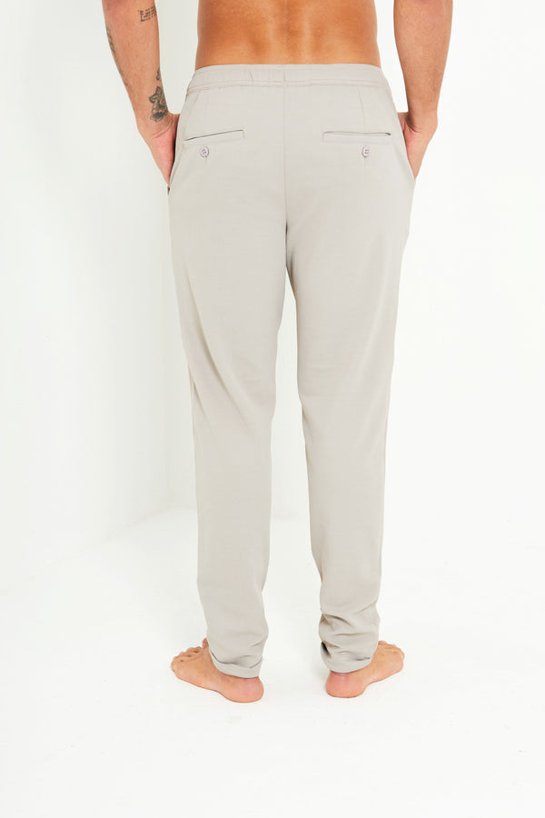 Calça de Malha Cinza