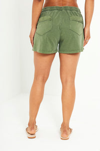 Short Moleton Estonado Verde