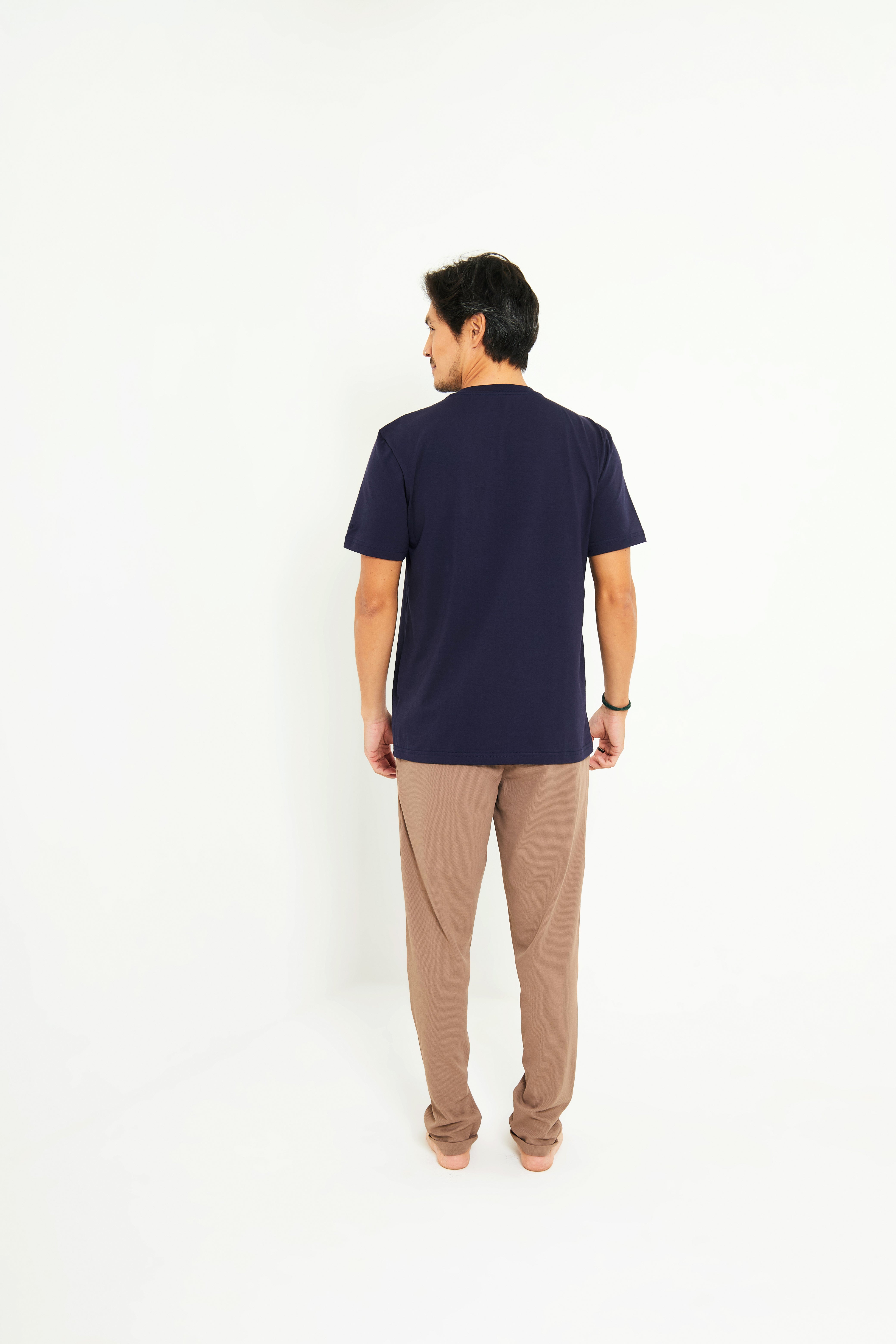 Camiseta Algodão Pima - Azul miniatura 5