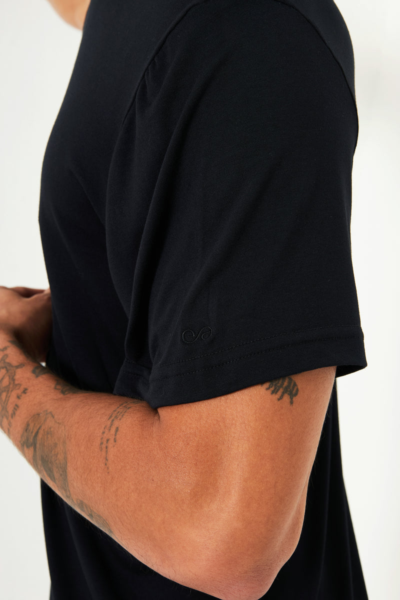 Camiseta Modal - Preto