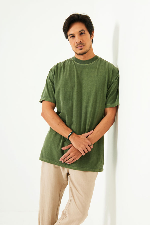 Camiseta Oversized Estonada - Verde