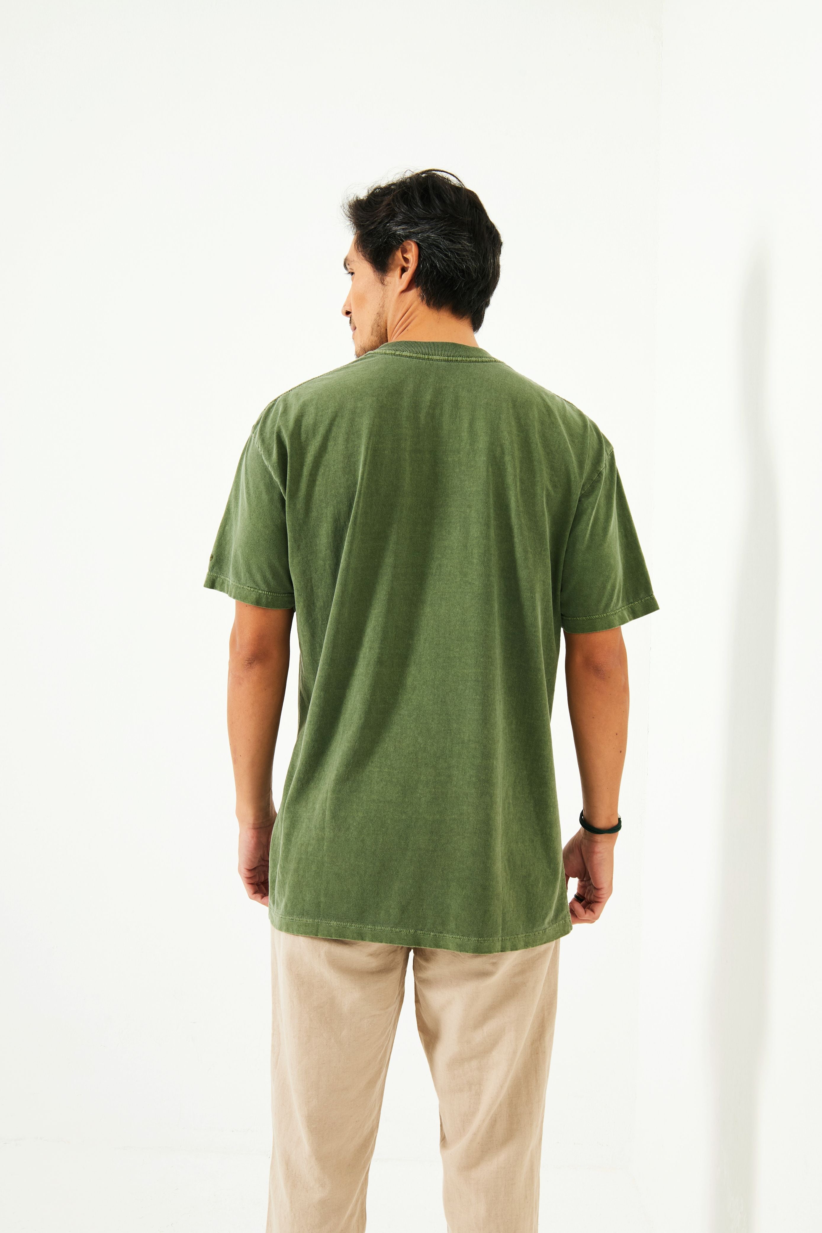 Camiseta Oversized Estonada - Verde miniatura 4