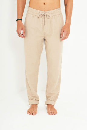 Calça de Linho Bege