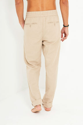 Calça de Linho Bege