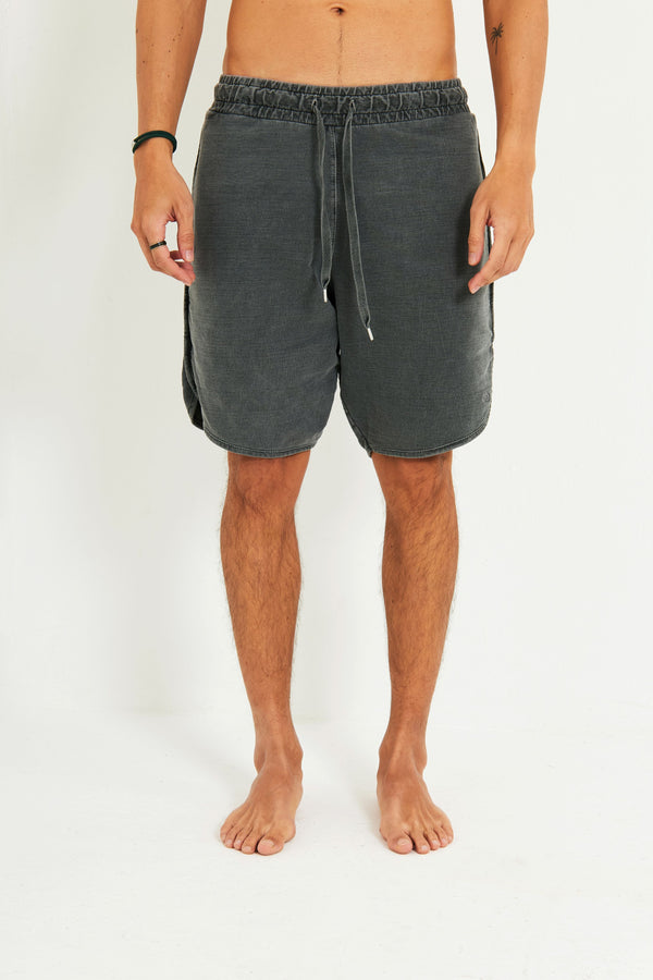 Bermuda Estonada Moleton - Chumbo