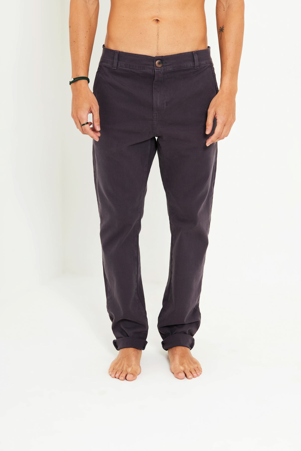 Calça Chino Chumbo