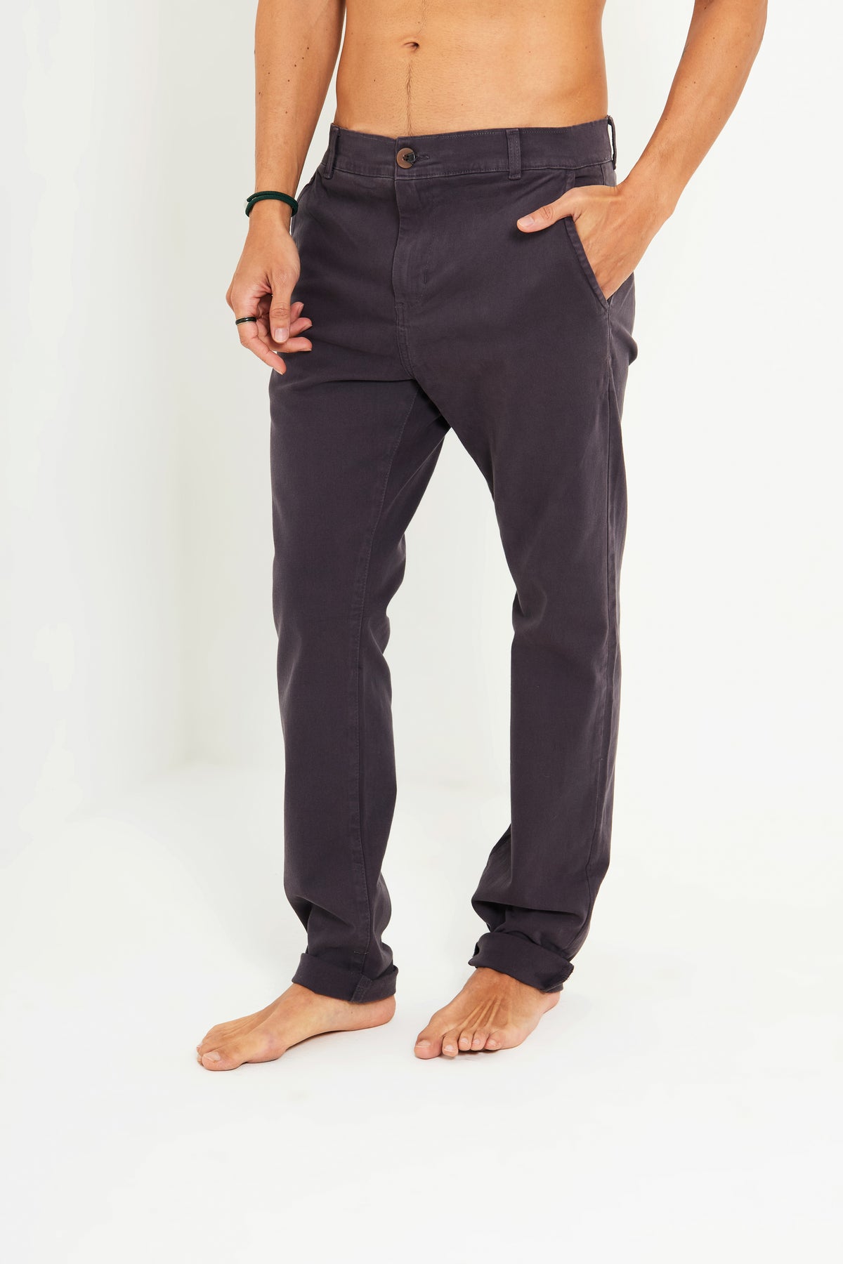 Calça Chino Chumbo