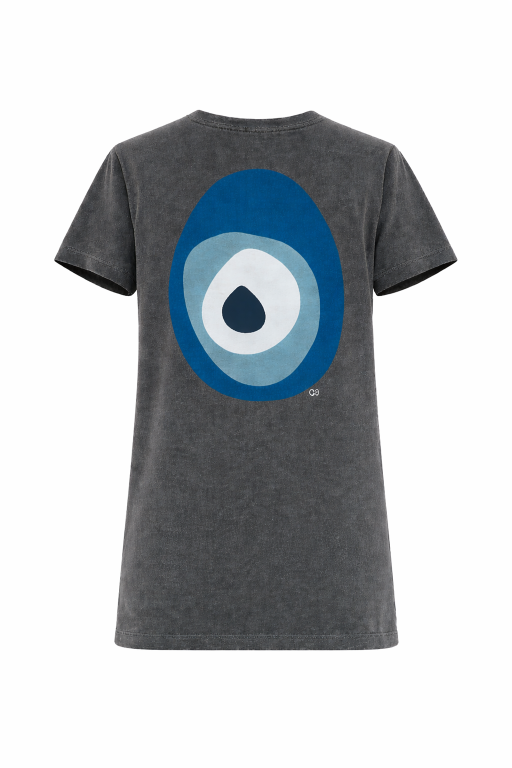 Camiseta Estonada Olho Grego - Chumbo miniatura 6