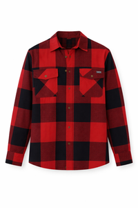 Camisa Flanelada Xadrez Vermelha