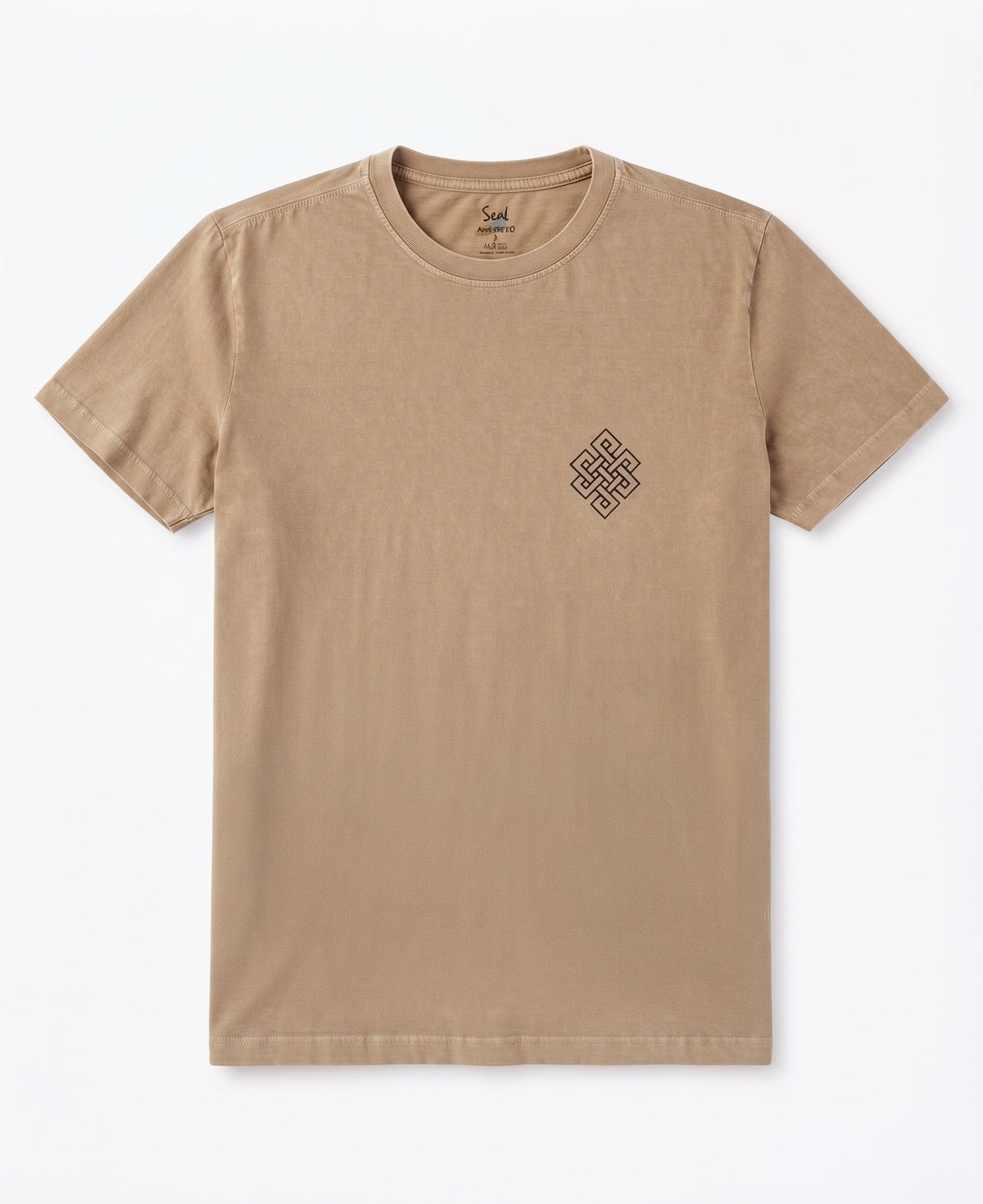 Camiseta Estonada Seal – Nó Infinito - Areia