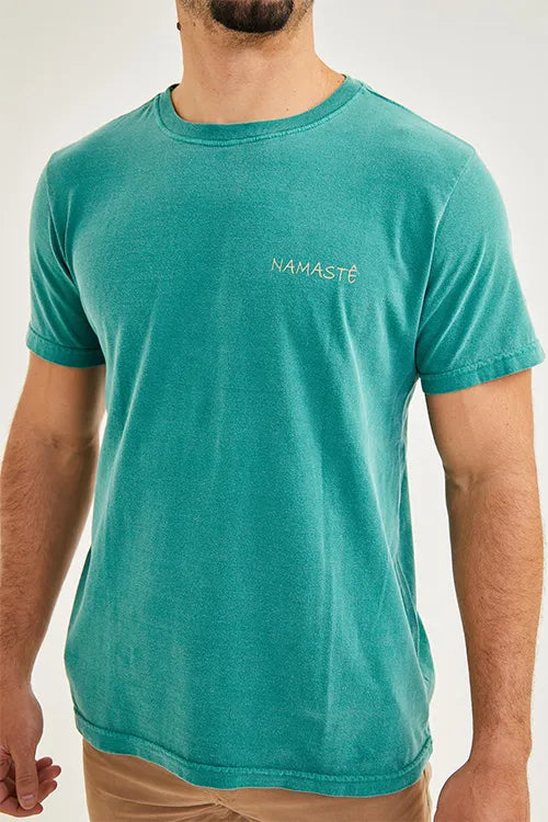 Camiseta Namastê Verde