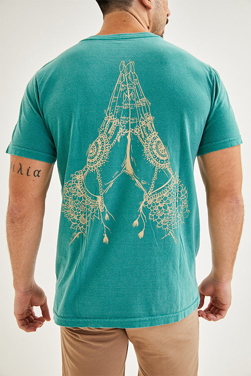 Camiseta Namastê Verde