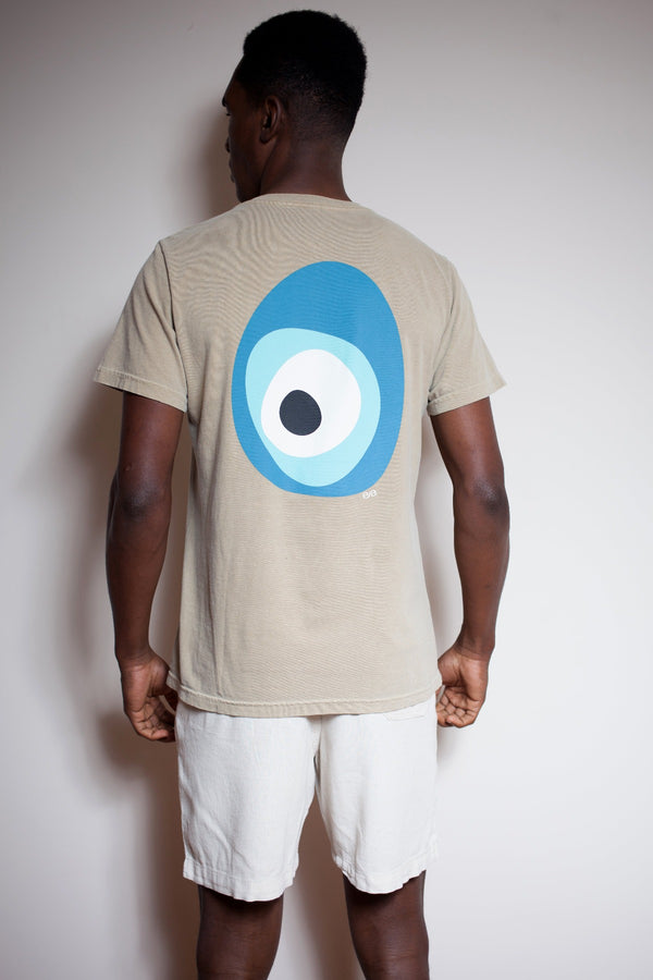 Camiseta Olho Grego Areia