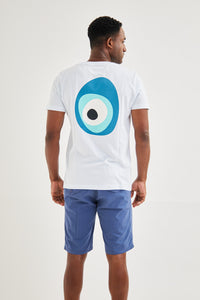 Camiseta Olho Grego Branca