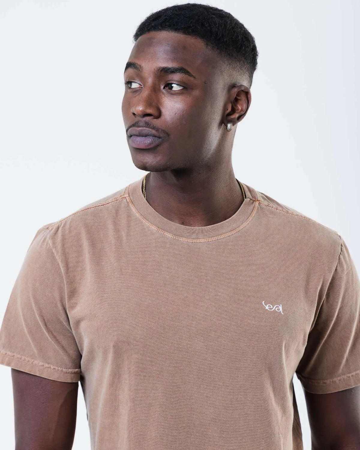 Camiseta Peixe Marrom