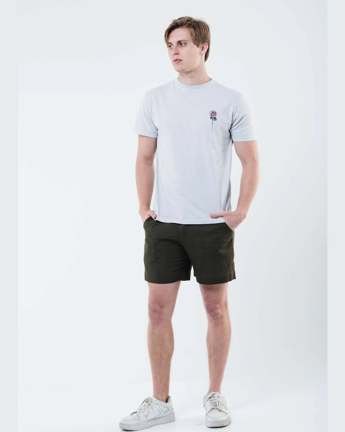 Camiseta Rosa Branco Gelo