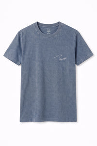 Camiseta Estonada Segue o Fluxo - Azul