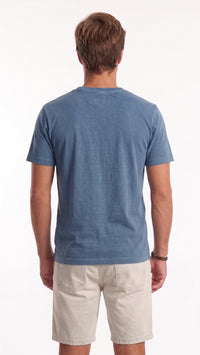 Camiseta Estonada Segue o Fluxo - Azul